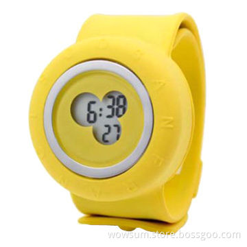 Fashionable Slap Watches, Digital Display, Various Colors are Available